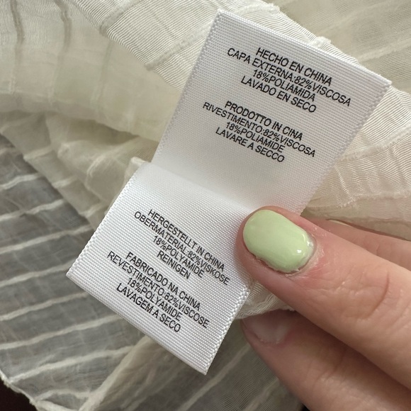 Joie White Rashelda striped Sheer Blouse - Picture 5 of 5